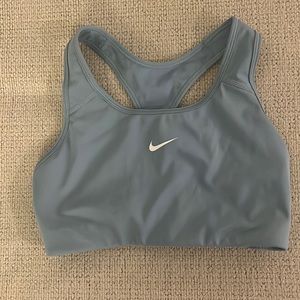Baby blue Nike sports bra
